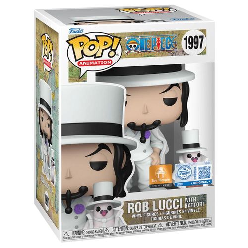 Figurine Funko Pop - One Piece N°1997 - Rob Lucci Avec Hattori [Avec Chase] (87245)