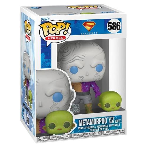 Figurine Funko Pop - Superman 2025 N°586 - Metamorpho Avec Joey Bébé (86646)