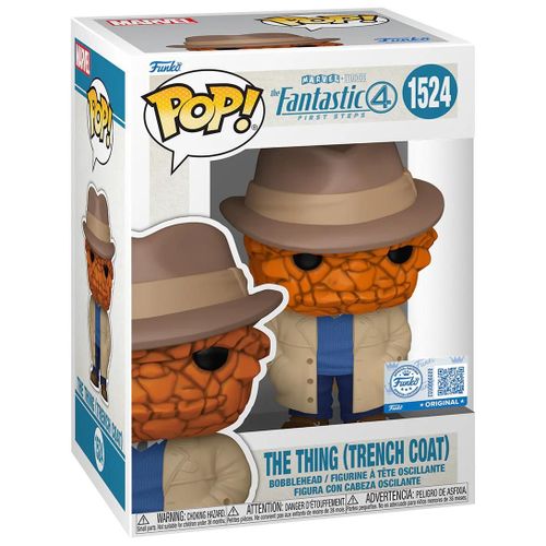 Figurine Funko Pop - Les 4 Fantastiques, Premiers Pas [Marvel] N°1524 - La Chose (Manteau) (84911)