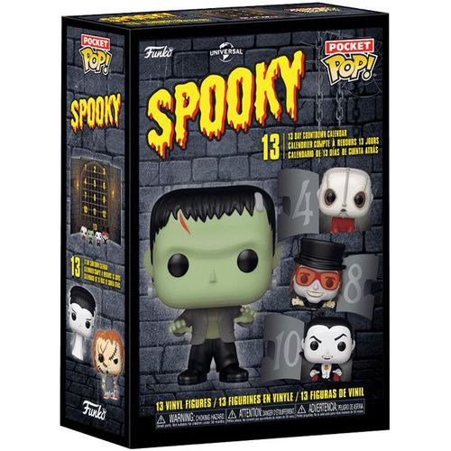 Figurine Funko Pop - Universal Monsters - Calendrier D'halloween - Pocket Pop (87799)