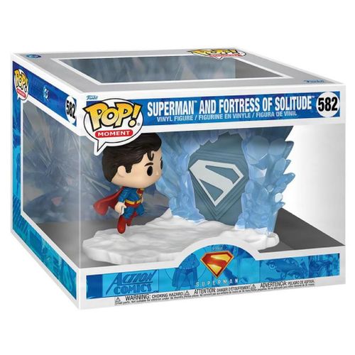 Figurine Funko Pop - Superman 2025 N°582 - Superman Forteresse De La Solitude - Moment (86642)