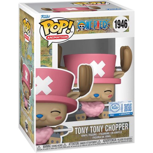 Figurine Funko Pop - One Piece N°1946 - Tony Tony Chopper (Avec Barbe À Papa) (87178)