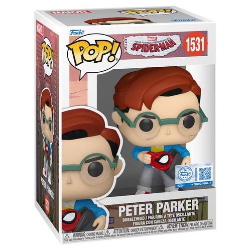 Figurine Funko Pop - Votre Fidèle Serviteur Spider-Man [Marvel] N°1531 - Peter Parker (87225)
