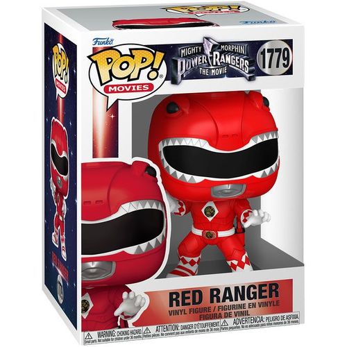 Figurine Funko Pop - Power Rangers N°1779 - Ranger Rouge (81197)