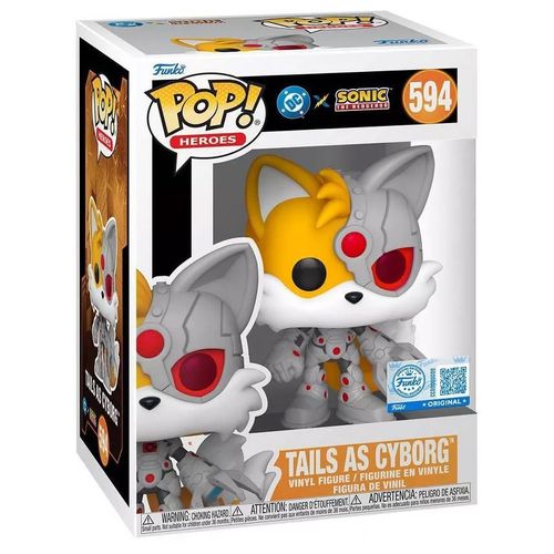 Figurine Funko Pop - Sonic Le Hérisson N°594 - Tails En Cyborg (88906)