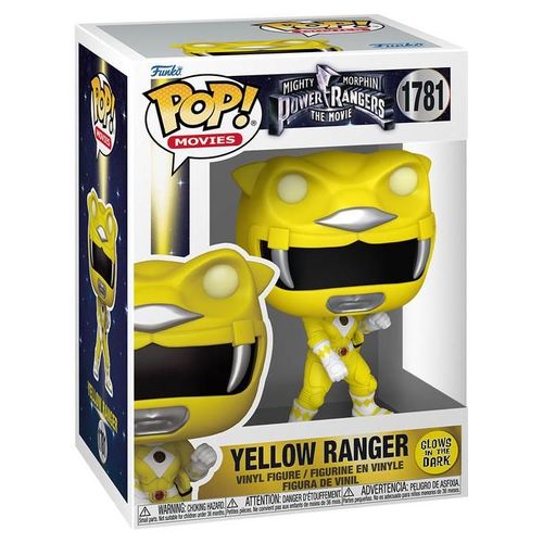 Figurine Funko Pop - Power Rangers N°1781 - Ranger Jaune - Glow In The Dark (81199)