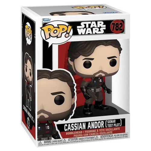 Figurine Funko Pop - Star Wars Andor N°782 - Cassian Andor (Pilote D¿Essai Sienar) [Avec Chase] (80164)