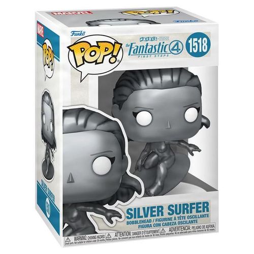 Figurine Funko Pop - Les 4 Fantastiques, Premiers Pas [Marvel] N°1518 - Surfer D'argent (83587)