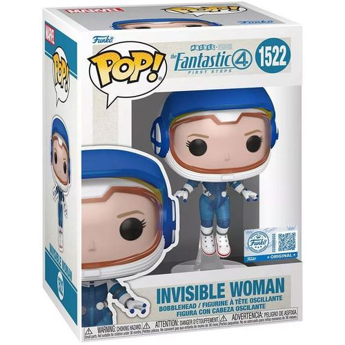 Figurine Funko Pop - Les 4 Fantastiques, Premiers Pas [Marvel] N°1522 - Femme Invisible (Combinaison D'astronaute) (85359)