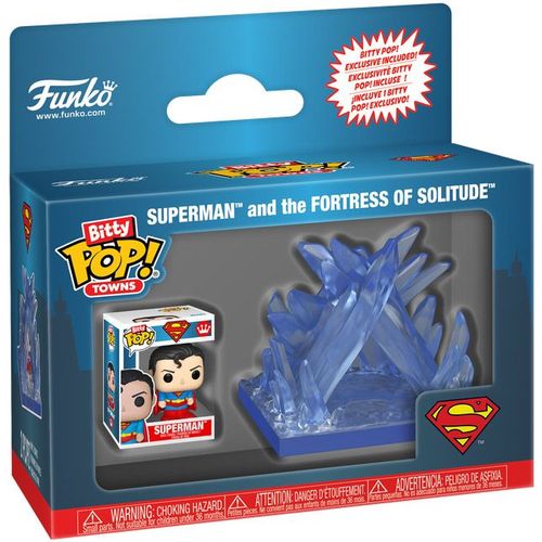 Figurine Funko Pop - Superman - Superman Forteresse De La Solitude - Bitty Pop (85514)