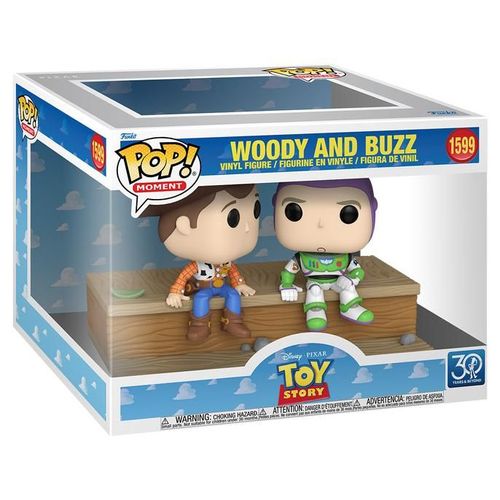 Figurine Funko Pop - Toy Story [Disney] N°1599 - Woody Et Buzz - Moment (88466)