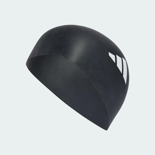 Bonnet De Bain Adidas 3-Stripes Adidas - Black / White - 1 Taille 