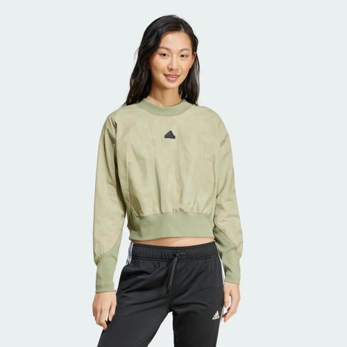 Adidas Z.N.E. Woven Sweatshirt Adidas - Multicolor / Tent Green - L