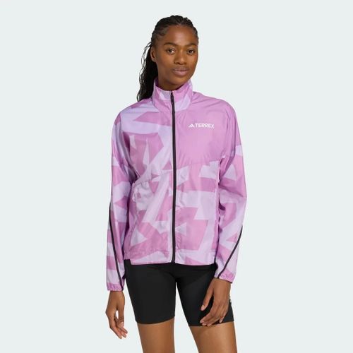 Coupe-Vent Imprimé Terrex Multi Adidas - Preloved Purple / Powder Plum - M
