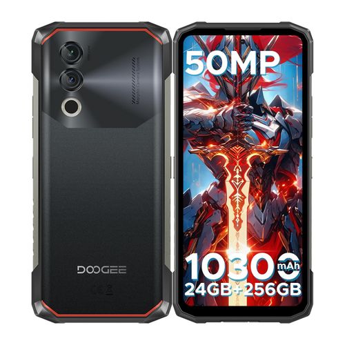 Smartphone robuste débloqué DOOGEE Blade 10 Power, 24 Go + 256 Go/2 To Black