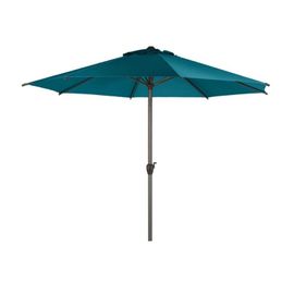 Parasol Droit Rond Loompa Bleu Canard - 3 M - Hespéride