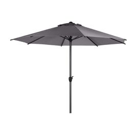 Parasol Droit Rond Loompa Ardoise - 3 M - Hespéride