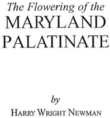 Flowering Of The Maryland Palatinate