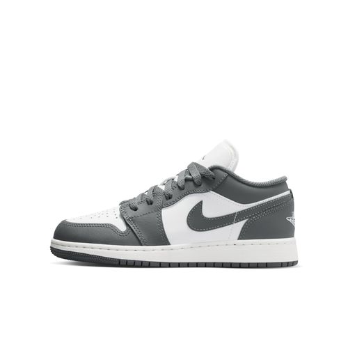 Chaussure Air Jordan 1 Low Pour Ado Gris