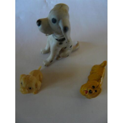 Lot De 3 Figurines De Chiens