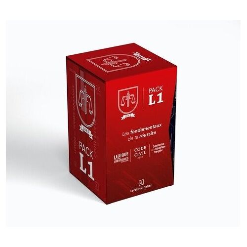 Les Fondamentaux De Ta Réussite - Pack L1 En 3 Volumes : Code Civil, Lexique Des Termes Juridiques, Constitution De La République Française - Avec 1 Bloc Note Et 1 Magazine Décodeur