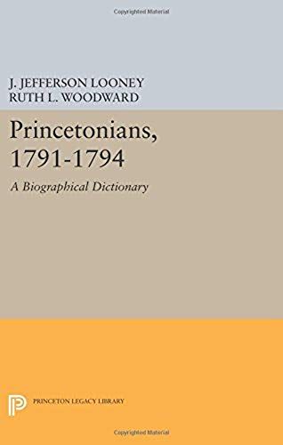 Princetonians, 1791-1794