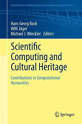 Scientific Computing And Cultural Heritage