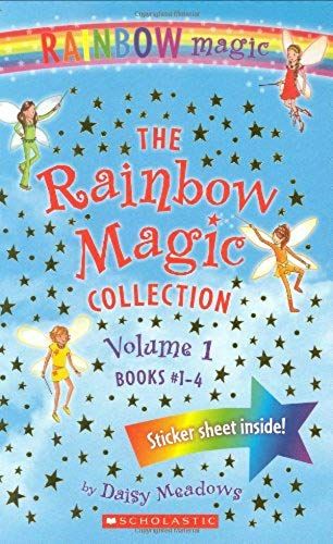 The Rainbow Magic Collection, Volume 1: Books #1-4: Ruby The Red Fairy/Amber The Orange Fairy/Sunny The Yellow Ferry/Fern The Green Fairy [With Sticke