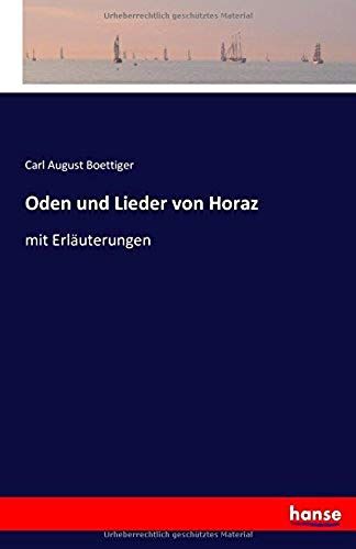 Oden Und Lieder Von Horaz