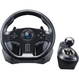 Volant de course Subsonic Superdrive GS850-X  avec levier de vitesse manuel pour Xbox Serie X/S, PS4 et Xbox One
