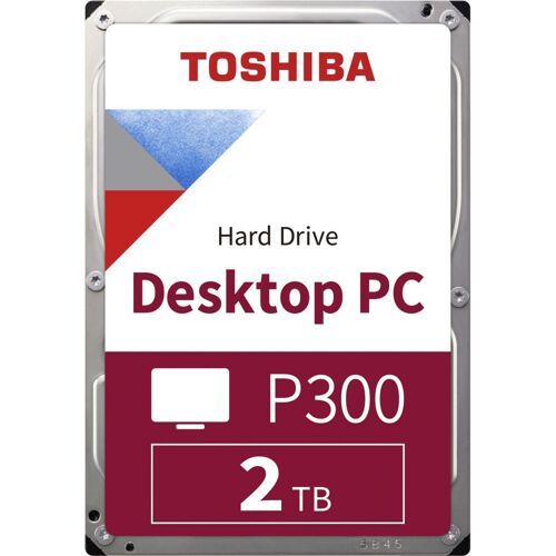Toshiba P300 - Disque dur - 2 To - interne - 3.5" - SATA 6Gb/s - 7200 tours/min - mémoire tampon : 64 Mo