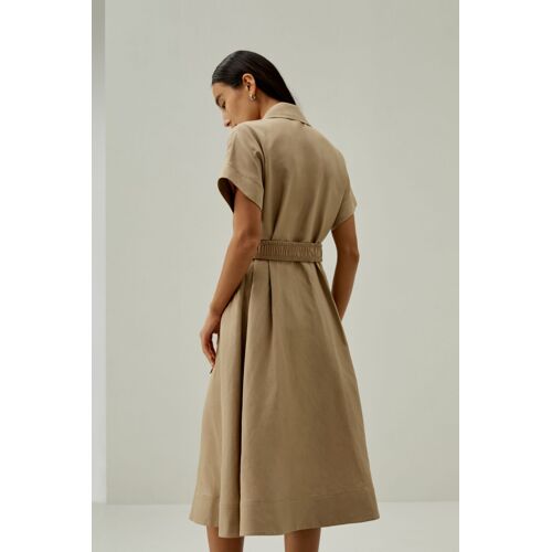 Lilysilk Robes Soie Col À Revers 100% Soie De Mûrier Légèreté Luxueuse Naturellement Antibactériens Chêne M