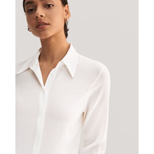 Lilysilk Chemise Soie Femme M Blanc Naturel