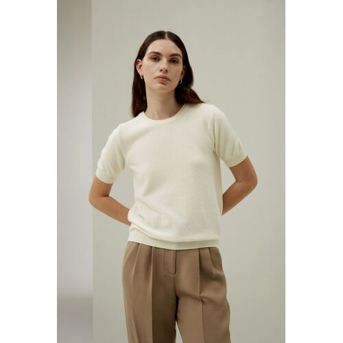 Lilysilk Top Pour Femme Modèle Classique Luxueux Et Durable En Cachemire Pur Douceur Contre La Peau Facile À Assortir Blanc M