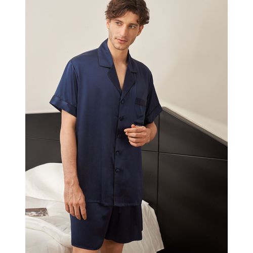 Lilysilk Pyjama En Soie Homme Xxl Bleu Marine
