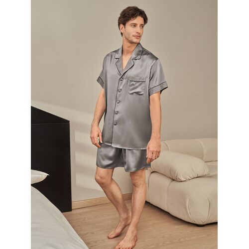 Lilysilk Pyjama Homme Soie M Gris Foncé