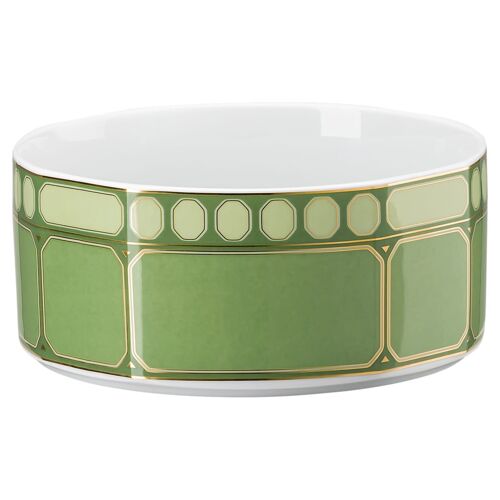 Bol Signum, Porcelaine, Vert