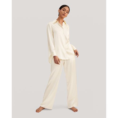 Lilysilk Pyjama Soie M Blanc