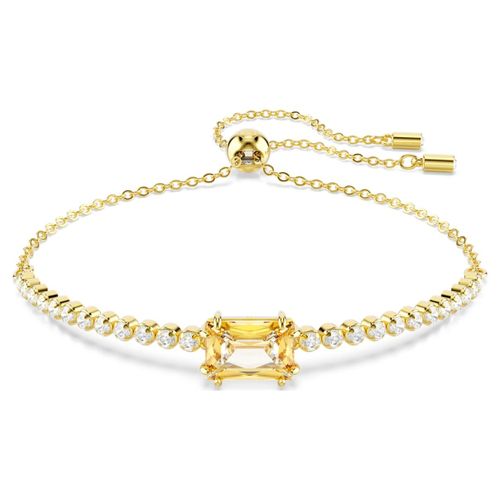 Bracelet Tennis Matrix, Tailles Variées, Caramel, Placage De Ton Or