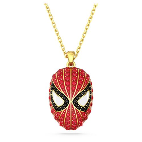 Pendentif Marvel Spider-Man, Rouge, Placage De Ton Or