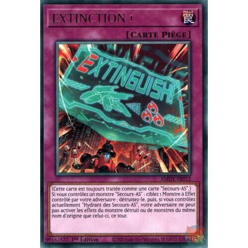 Yu Gi Oh Amde Fr012 Extinction Rare
