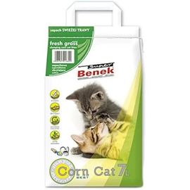 Litière Pour Chat - Super Benek Corn Cat - Parfum Herbe Fraîche - Végétale