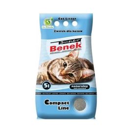 Litière Pour Animaux - Certech Super Benek Compact Na - Blanc - Moyen - Livré Monté - Chat - Adulte
