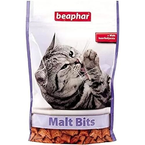 Beaphar Malt Bits Friandises Pour Chat, Avec Malt Paste, Anti Balle De Cheveux De Chat, Sans Sucre De Zusatz, 150 G