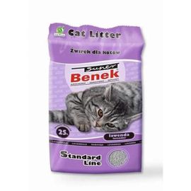 Litière Pour Chat - Super Benek - Parfum Lavande - Couleur Violet