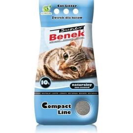 Litière Pour Chat - Certech - Super Benek Compact - 10 L - Absorption Rapide - Élimination Des Odeurs