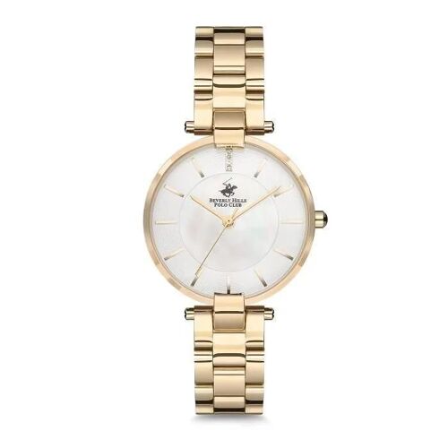 Montre - Beverly Hills Polo Club - Bbh2139-02 - 32mm - Métal Marron - Bracelet Acier Inoxydable