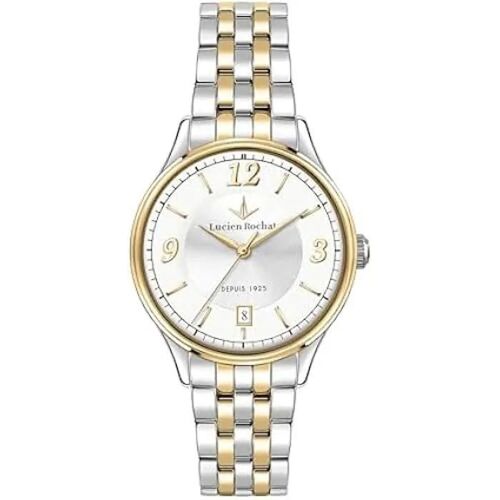 Montre Femme - Lucien Rochat - Charme - Acier Pvd Or Jaune - 33 Mm - Résistante À L'eau 3 Atm