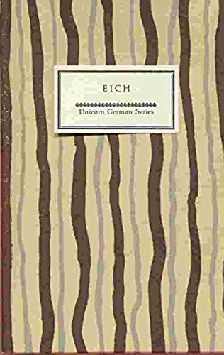Gunter Eich (German Series, Vol 3)
