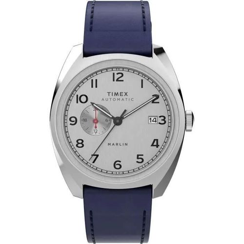 Montre Hommes Timex - Tw2v61900 En Cuir Bleu - Diamètre 39mm - Etanche 5 Atm
